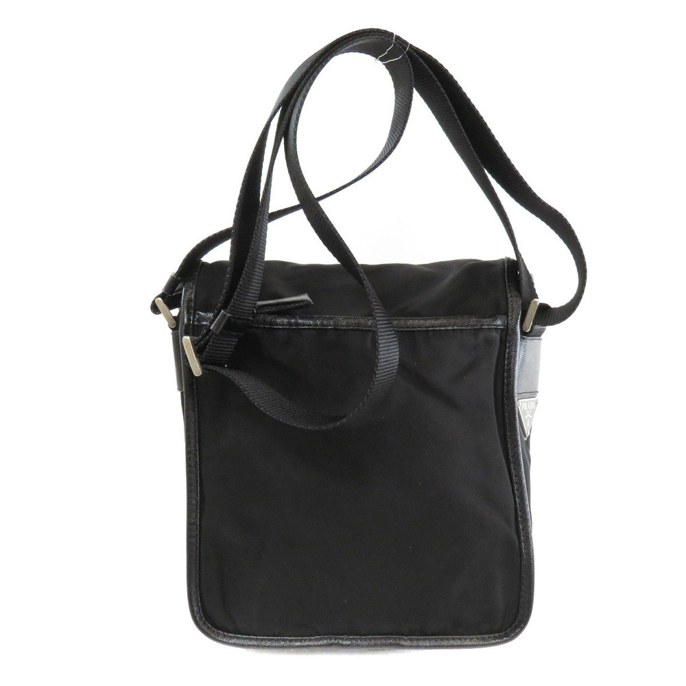 Prada bag Plate shoulder Crossbody Tessuto Black